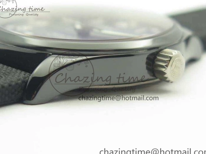 MIROTIME 0125 HighQuality Mark XVIII LAUREUS IW324703 Black Ceramic MKF Best Edition On Black Nylon Strap A 7218